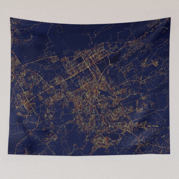 Item preview, Islamabad, Pakistan Map - City At Night designed and sold by deMAP.