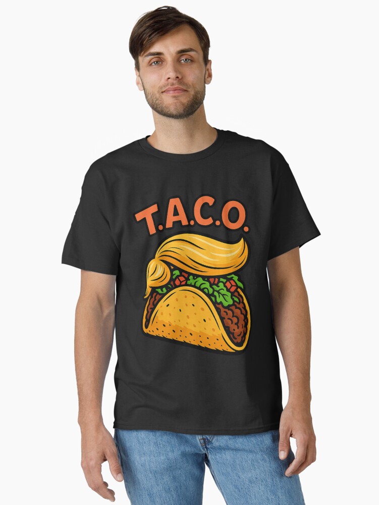 T.A.C.O. – Trump Always Chickens Out | Political Satire Design Classic T-Shirt