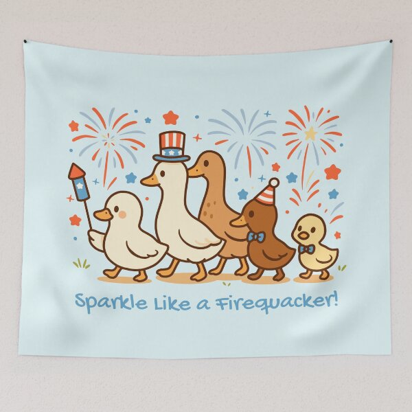 Item preview, Sparkle Like a Firequacker! designed and sold by April's Escape.