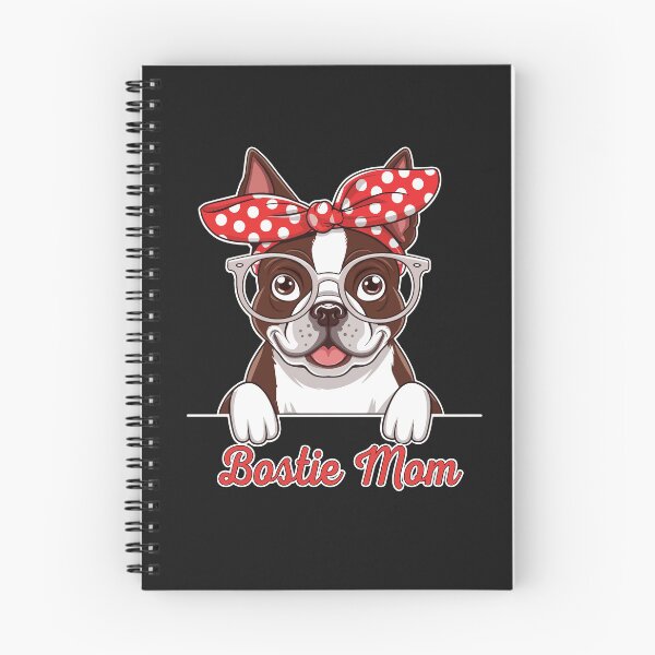 Aperçu de l'œuvre Bostie Mom Fête des Mères Maman chien maman papa amoureux des chiens propriétaire créée et vendue par BeyondTe.