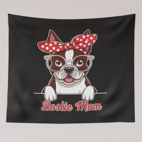 Artikelvorschau, Bostie Mom Muttertag Mama Hund Mama Papa Hundeliebhaber Besitzer entworfen und verkauft von BeyondTe.