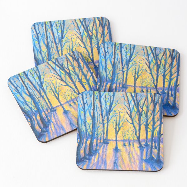 Item preview, Winter Sunset through the Trees designed and sold by PaniaBrown.