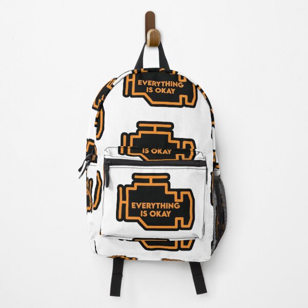 Item preview, Everything Is Okay Check Engine Light designed and sold by the-craft-shop.
