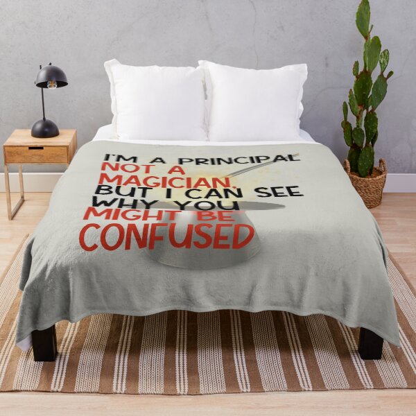 Item preview, I'm a Principal, Not Magician funny quote designed and sold by Grade A Gifts.