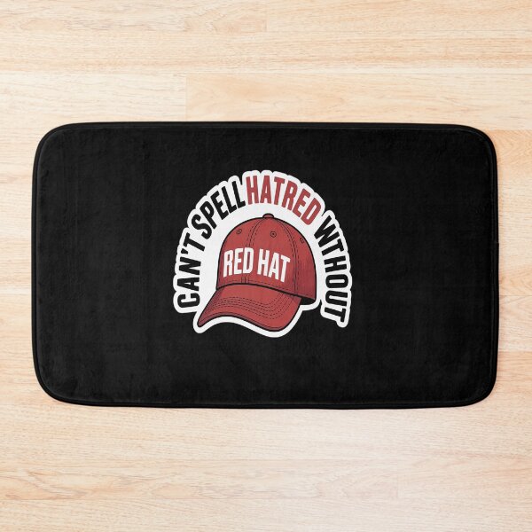 Item preview, Can't Spell Hatred Without Red Hat Political Statement Die-Cut designed and sold by splindoershop.