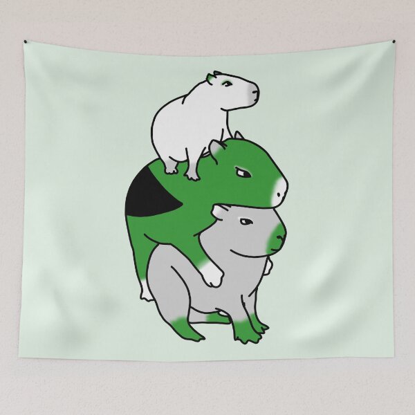 Item preview, Demiromantic Capybara designed and sold by chelsea125.
