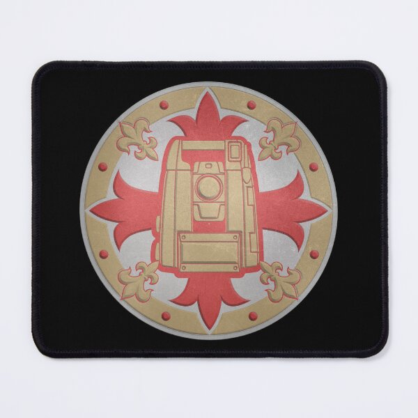 Item preview, TOTAL STATION HERALDIC SHIELD (rounded version) designed and sold by AZMTH.