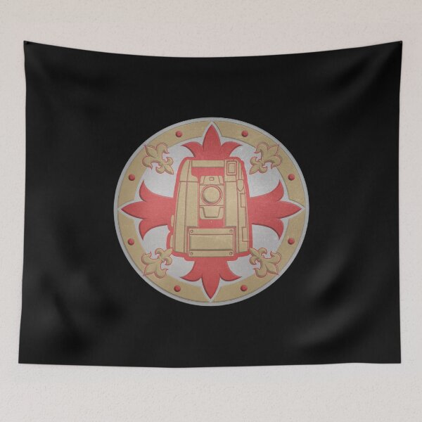 Item preview, TOTAL STATION HERALDIC SHIELD (rounded version) designed and sold by AZMTH.
