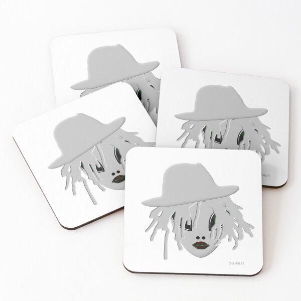 Item preview, Female alien wearing  a fedora hat designed and sold by Demandmydesigns.