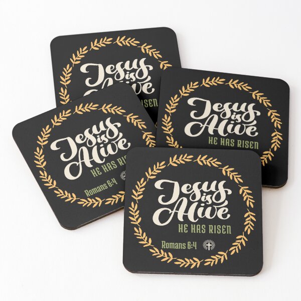 Item preview, Jesus Is Alive, He Has Risen, Romans 6:4 designed and sold by Scripture66.