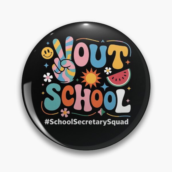 Item preview, School Secretary Squad - Vibrant Retro Vibes designed and sold by love3617.