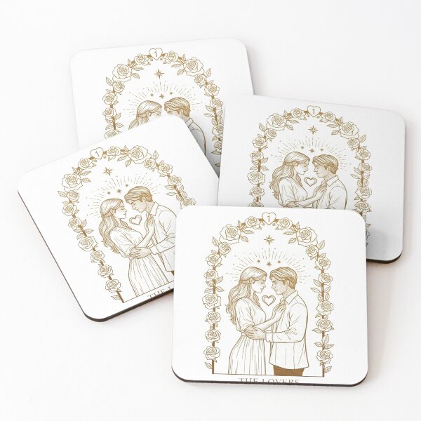 Item preview, The Lovers – Vintage Tarot Art designed and sold by mostafa gebril  ⭐⭐⭐⭐⭐.