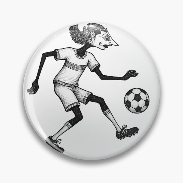 Item preview, Football Warrior – Wayang Indonesia  designed and sold by AqilaGallery.