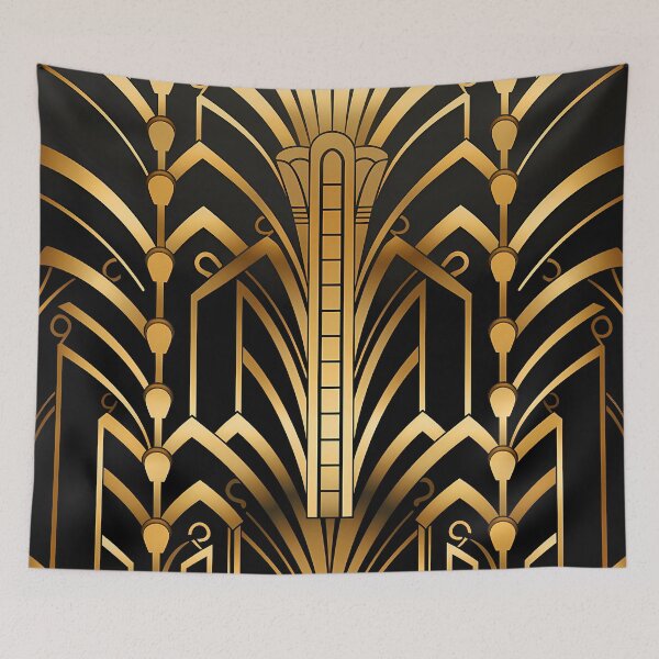 Item preview, Glamorous Art Deco Chic Ombre Vintage Trendy Pattern designed and sold by DEC02.
