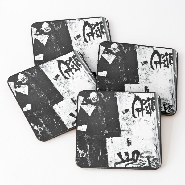 Item preview, Print0035 - GRIME DROPS - Tag it Your Way - Graffiti Tagger Blank - urban noir grunge backdrop, grayscale-style templates for Street Artists, Taggers, Bomberz • GRAFFITI BLANKS • Tag-Ready | Art-Ready designed and sold by NoveltyVariety.