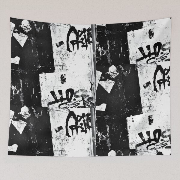 Item preview, Print0035 - GRIME DROPS - Tag it Your Way - Graffiti Tagger Blank - urban noir grunge backdrop, grayscale-style templates for Street Artists, Taggers, Bomberz • GRAFFITI BLANKS • Tag-Ready | Art-Ready designed and sold by NoveltyVariety.