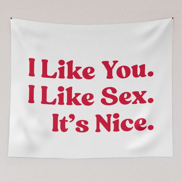 Item preview, I Like You. I Like Sex. It’s Nice. designed and sold by UNK-Fatigues.