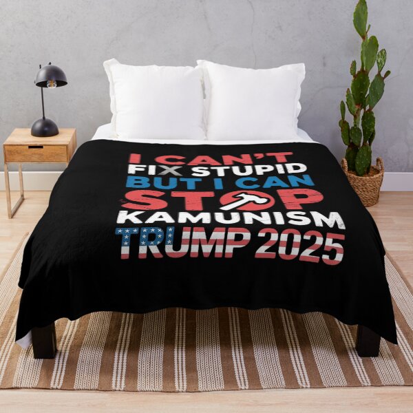 Item preview, CANT FIX STUPID BUT I CAN STOP KAMUNISM anti kamala harris designed and sold by splindoershop.