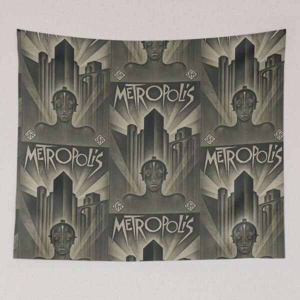 Item preview, Metropolis 1927 German Science Fiction Film Poster designed and sold by retrographics.