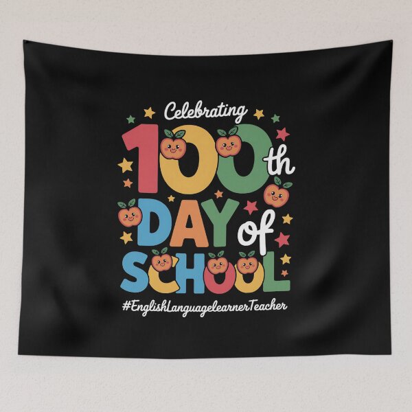 Item preview, English Language Learner Teacher 100th Day Of School designed and sold by MAKOPOKOShop.