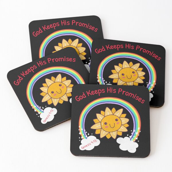 Item preview, God Keeps His Promises, with a Rainbow, Genesis 9:13 designed and sold by Scripture66.