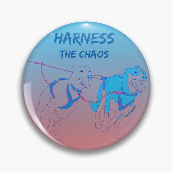 Item preview, Harness the Chaos (color pop) designed and sold by Riot Dogs.