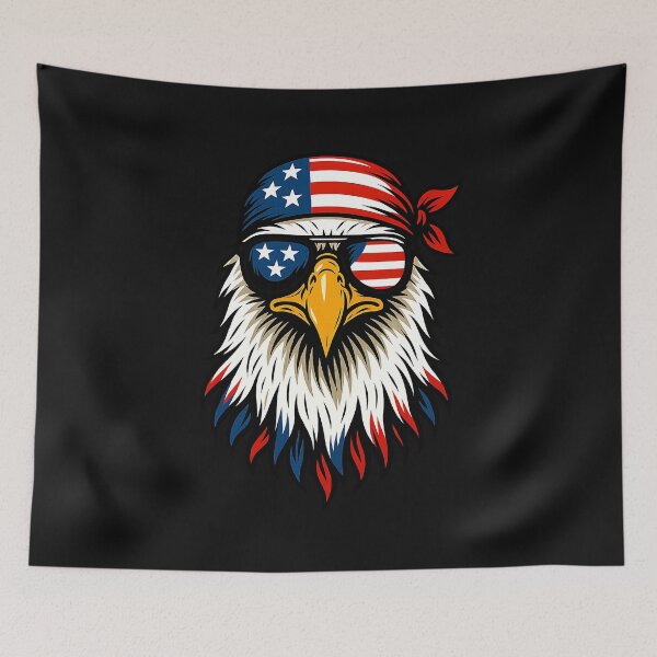 Item preview, Patriotic Eagle USA American Flag 4th of July Men Boys designed and sold by facegm.