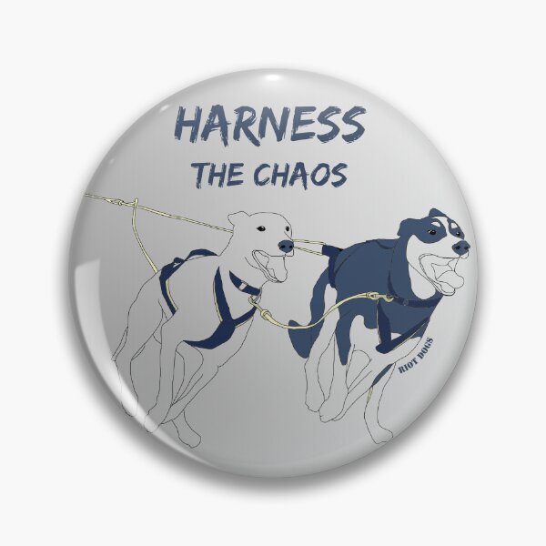 Item preview, Harness the Chaos (blue) designed and sold by Riot Dogs.
