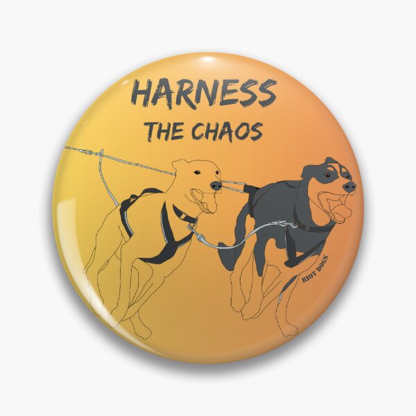 Item preview, Harness the Chaos (orange) designed and sold by Riot Dogs.