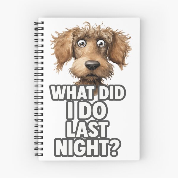 Item preview, Perro Culpable Divertido – ¿Qué Hice? designed and sold by ArtbyCrystal.