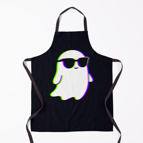 Item preview, Cool Glitch Ghost with Sunglasses – Retro Vaporwave Halloween Vibes designed and sold by Taans-Creation.
