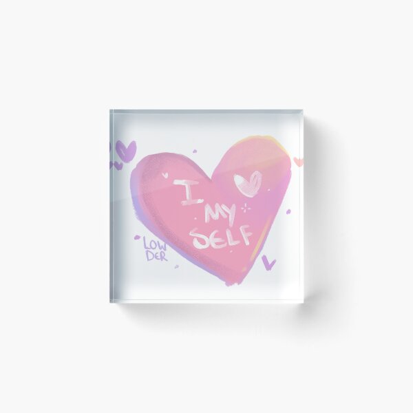Item preview, I Love Myself – Self Love Positive Message Design designed and sold by lowder.