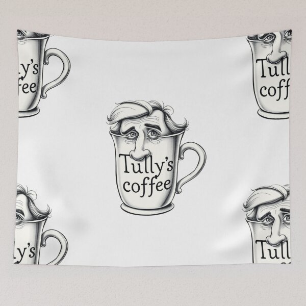 Item preview, Tully's Coffee Cup in Caricatures style  designed and sold by Sahan-MO.