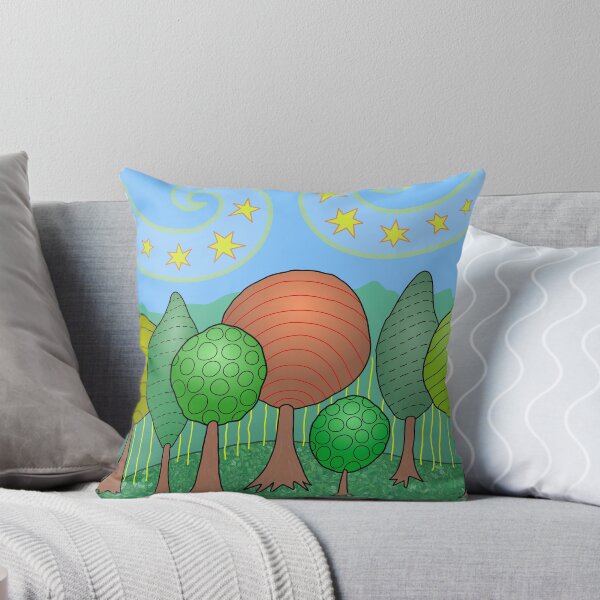 My Family Throw Pillow