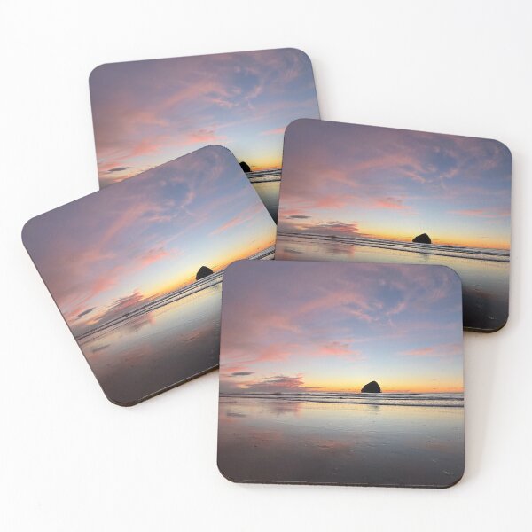 Item preview, Pink clouds at sunset Pacific City, Oregon designed and sold by rainbk22.