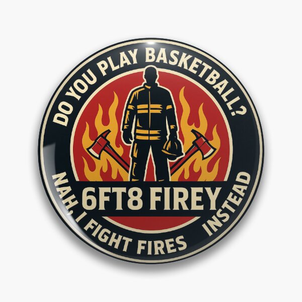 Item preview, Tall Firefighter funny designed and sold by the6ft8firey.