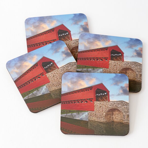 Item preview, Red Covered Bridge designed and sold by Alex Preiss.