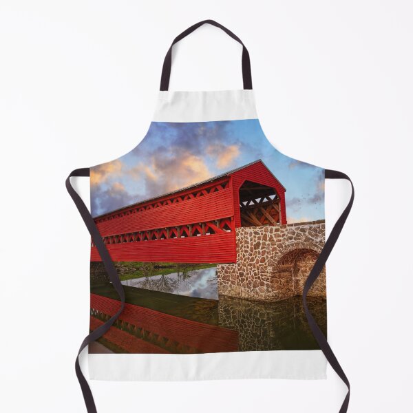 Item preview, Red Covered Bridge designed and sold by Alex Preiss.