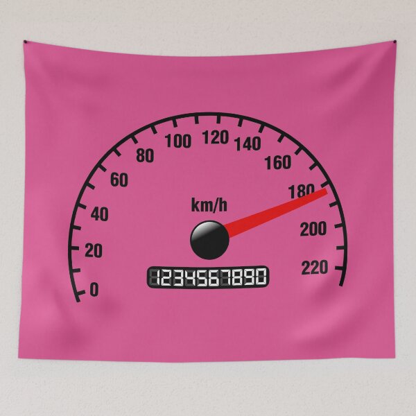Item preview, SPEEDOMETER (#E14F90) designed and sold by Marlon Oseguera.