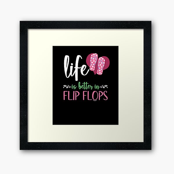 Item preview, Life is Better in Flip Flops designed and sold by TomGiantDesigns.