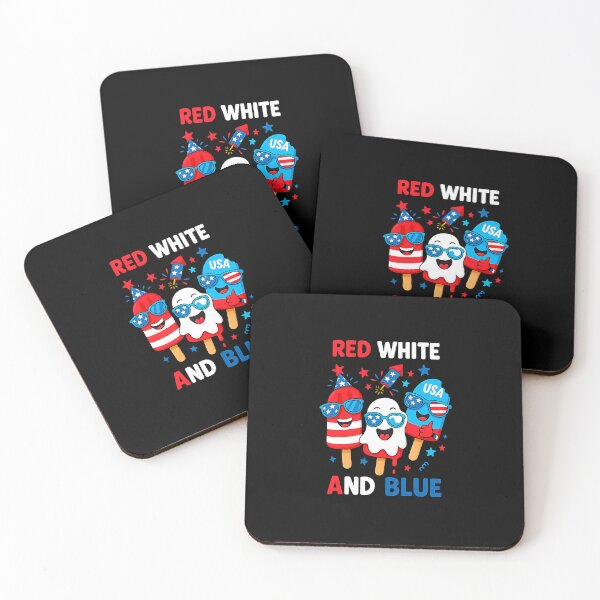 Item preview, Patriotic Red White Blue Boy Men 4th July Popsicle USA Flag designed and sold by diyoor.