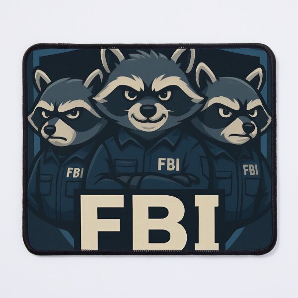 Item preview, Secret Force Raccoon designed and sold by Scribbles Aboo.