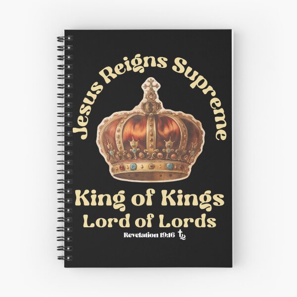 Item preview,  Jesus Reigns Supreme, King of Kings and Lord of Lords, Revelation 19:16 designed and sold by Scripture66.