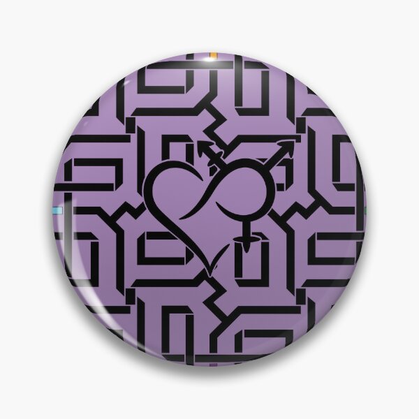 Item preview, Inclusivity & Love Symbol Pattern 2 designed and sold by Lahila Designs.