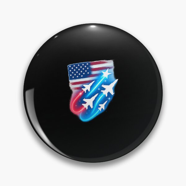Item preview, Red White and Blue Fighter Jets with Fireworks 4th of July designed and sold by diyoor.