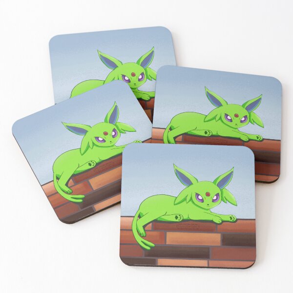 Item preview, Shiny Espeon on a brick wall designed and sold by starlight02.