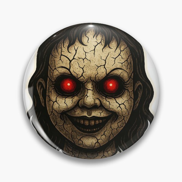Item preview, Cracked Haunted Doll  designed and sold by DeadFrame.