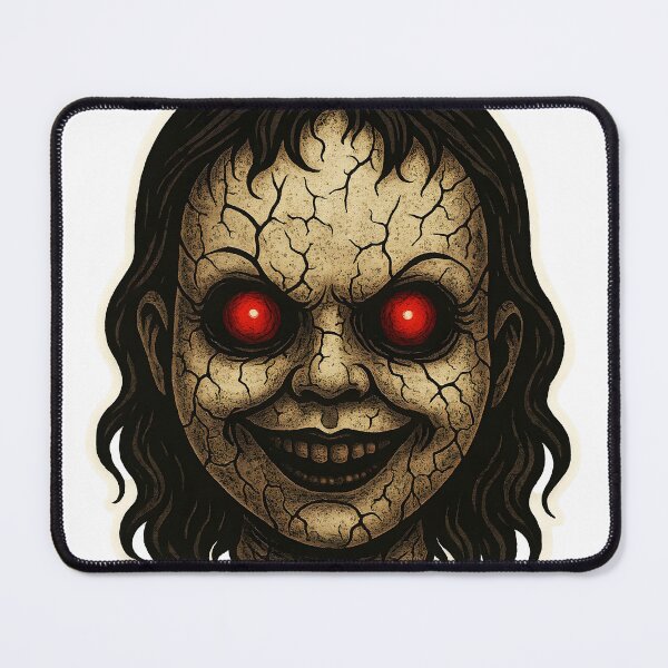 Item preview, Cracked Haunted Doll designed and sold by DeadFrame.
