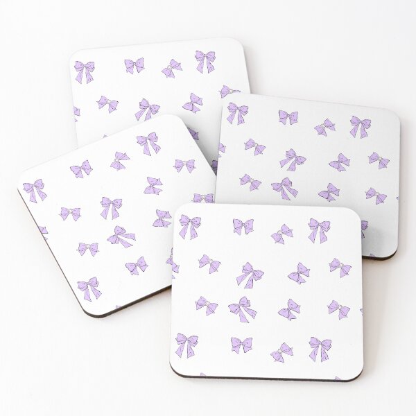 Item preview, cute pastel lilac, purple, violet, ribbon design pattern designed and sold by Smuchie.