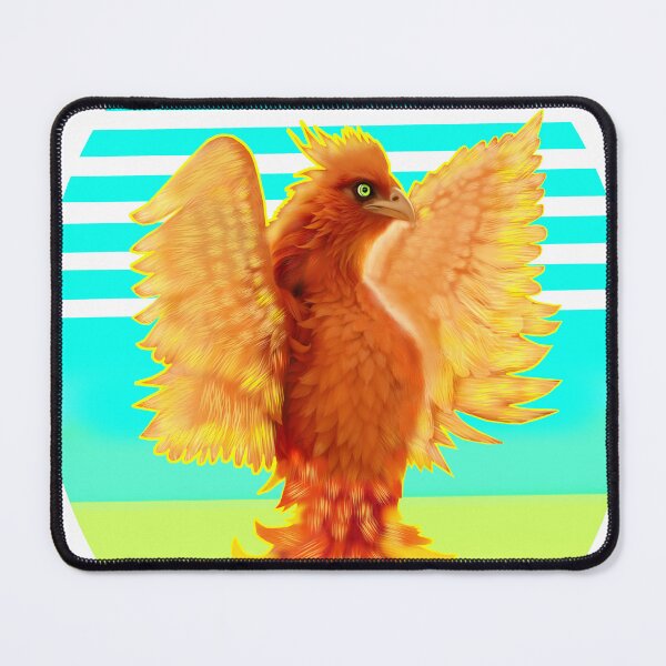 Item preview, An Orange Cyber Bird Shining With Lemon Light designed and sold by Felia001.